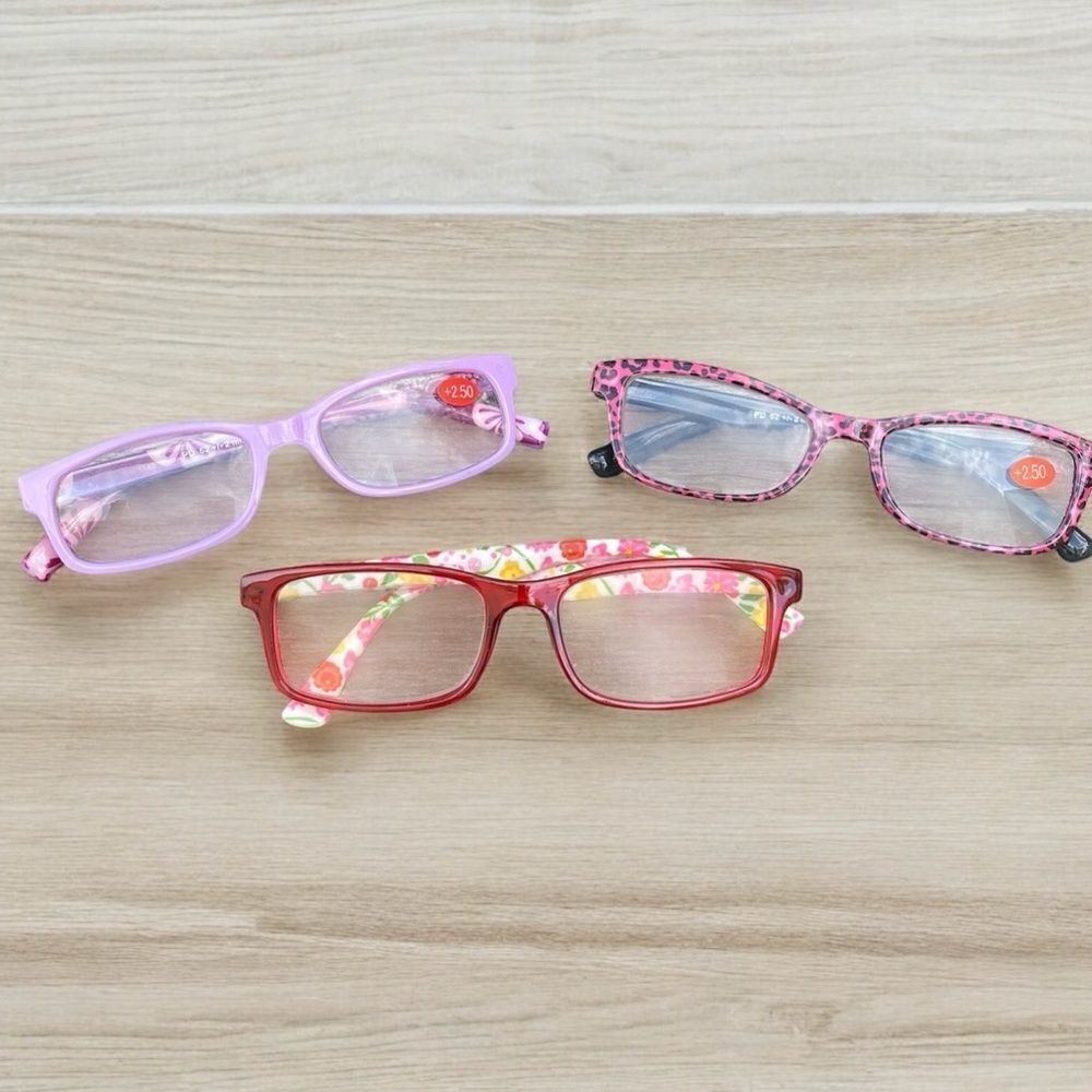 NWOT New Set of Three (3) Women's Glasses/Readers/Cheaters +2.50